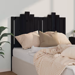 VidaXL 818474 tête de lit et pied de lit Noir