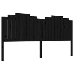 VidaXL 818494 tête de lit et pied de lit Noir