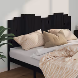 VidaXL 818494 tête de lit et pied de lit Noir