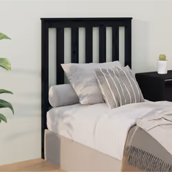 VidaXL 818499 tête de lit et pied de lit Noir