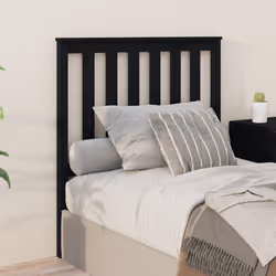VidaXL 818504 tête de lit et pied de lit Noir
