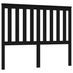 VidaXL 818514 tête de lit et pied de lit Noir
