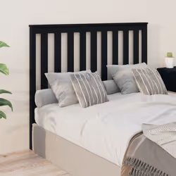 VidaXL 818514 tête de lit et pied de lit Noir