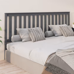 VidaXL 818532 tête de lit et pied de lit Gris - Vue supplémentaire 2