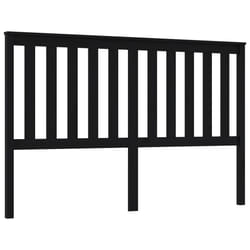 VidaXL 818534 tête de lit et pied de lit Noir