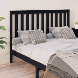 VidaXL 818534 tête de lit et pied de lit Noir - Vue supplémentaire 4
