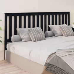 VidaXL 818544 tête de lit et pied de lit Noir
