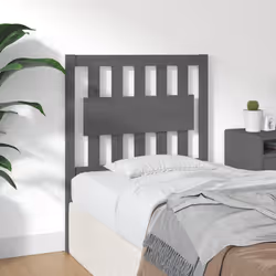 VidaXL 818547 tête de lit et pied de lit Gris - Vue supplémentaire 4