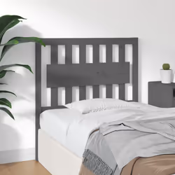 VidaXL 818552 tête de lit et pied de lit Gris - Vue supplémentaire 4
