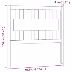 VidaXL 818555 tête de lit et pied de lit - Vue supplémentaire 6