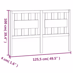 VidaXL 818560 tête de lit et pied de lit - Vue supplémentaire 6