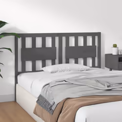 VidaXL 818562 tête de lit et pied de lit Gris - Vue supplémentaire 4
