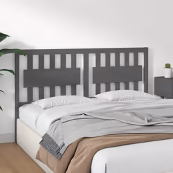 VidaXL 818577 tête de lit et pied de lit Gris - Vue supplémentaire 4