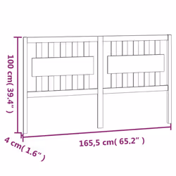 VidaXL 818581 tête de lit et pied de lit Blanc - Vue supplémentaire 6