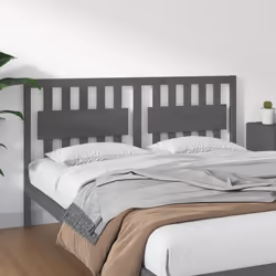 VidaXL 818582 tête de lit et pied de lit Gris