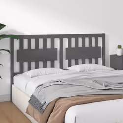 VidaXL 818582 tête de lit et pied de lit Gris - Vue supplémentaire 4