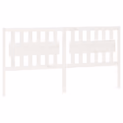 VidaXL 818586, Blanc, Bois de pin, 1855 mm, 100 cm, 40 mm