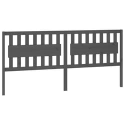 VidaXL 818592 tête de lit et pied de lit Gris