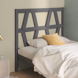 VidaXL 818597 tête de lit et pied de lit Gris