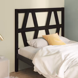 VidaXL 818599 tête de lit et pied de lit Noir