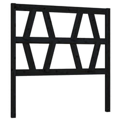 VidaXL 818604 tête de lit et pied de lit Noir