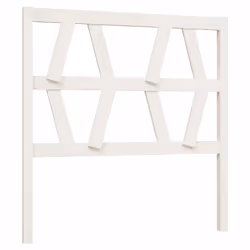 VidaXL 818611, Blanc, Bois de pin, 1260 mm, 100 cm, 40 mm