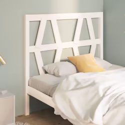 VidaXL 818611 tête de lit et pied de lit Blanc