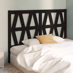 VidaXL 818614 tête de lit et pied de lit Noir - Vue supplémentaire 4