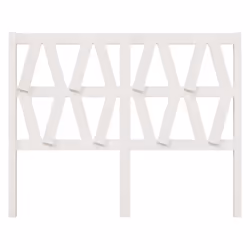 VidaXL 818616 tête de lit et pied de lit Blanc