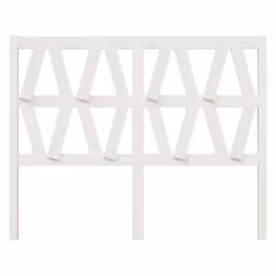 VidaXL 818626 tête de lit et pied de lit Blanc