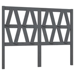 VidaXL 818627 tête de lit et pied de lit Gris