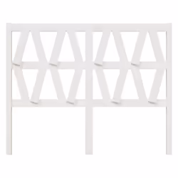 VidaXL 818631 tête de lit et pied de lit Blanc