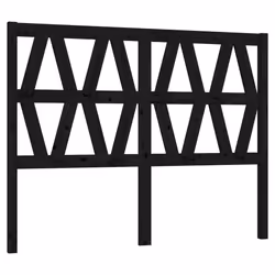 VidaXL 818634, Noir, Bois de pin, 1660 mm, 100 cm, 40 mm