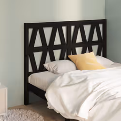VidaXL 818634 tête de lit et pied de lit Noir