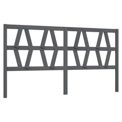 VidaXL 818642 tête de lit et pied de lit Gris