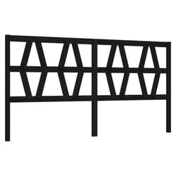 VidaXL 818644 tête de lit et pied de lit Noir