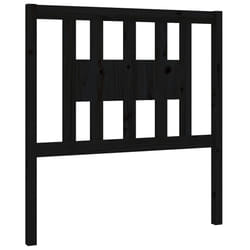 VidaXL 818649 tête de lit et pied de lit Noir