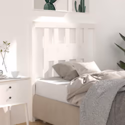 VidaXL 818651 tête de lit et pied de lit Blanc - Vue supplémentaire 5