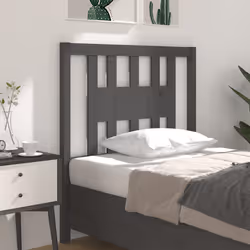 VidaXL 818657 tête de lit et pied de lit Gris