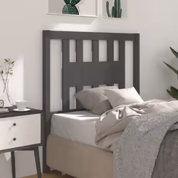 VidaXL 818657 tête de lit et pied de lit Gris - Vue supplémentaire 5