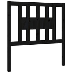 VidaXL 818659 tête de lit et pied de lit Noir