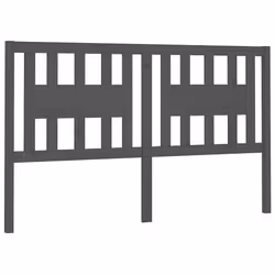 VidaXL 818662, Gris, Bois de pin, 1260 mm, 100 cm, 40 mm