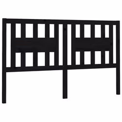 VidaXL 818664, Noir, Bois de pin, 1260 mm, 100 cm, 40 mm