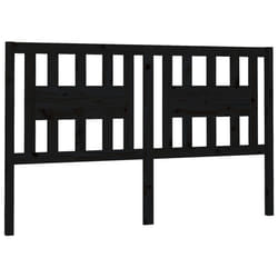 VidaXL 818664 tête de lit et pied de lit Noir
