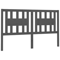 VidaXL 818677 tête de lit et pied de lit Gris