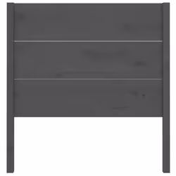 VidaXL 818702 tête de lit et pied de lit Gris - Vue supplémentaire 4