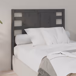 VidaXL 818747 tête de lit et pied de lit Gris - Vue supplémentaire 2