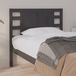 VidaXL 818747 tête de lit et pied de lit Gris - Vue supplémentaire 4