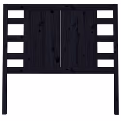 VidaXL 818754 tête de lit et pied de lit Noir