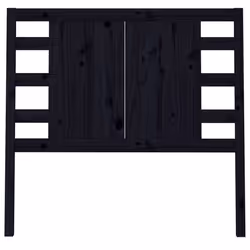 VidaXL 818759 tête de lit et pied de lit Noir